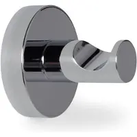 BLUE LABEL Håndklædekrog med bagplade - krom