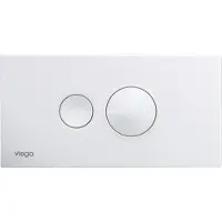 Viega Visign For Style 10 betjeningsplade hvid til indbygningscisterne 2H, 2L, 2C og 2S (model 8180.26)