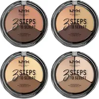 Nyx Professional Makeup 3 Steps To Sculpt Face Light Bronzer