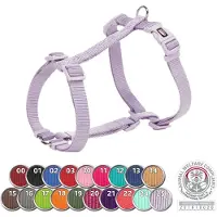 Trixie Premium H-harness, L: 60–87 cm/25 mm, graphite