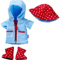 Haba Dukkeklær - 30 cm - Regntid - - OneSize - Dukkeklær