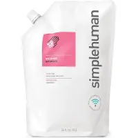 Simplehuman 1L flytende håndsåpe refill pose, geranium