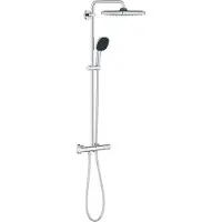 GROHE Vitalio Comfort 250 Dusjsystem med termostat for veggmontering - Krom