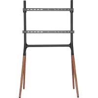 Alterzone Quad gulvstativ for 49 - 70" TV-er, valnøttbrun 40 kg 49"-70" Up to 600 x 400 mm