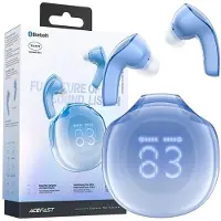 Acefast T9 Bluetooth 5.3 trådløse hodetelefoner med øretelefoner - blå