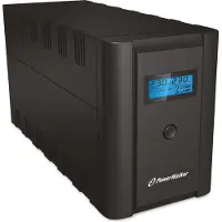 BlueWalker PowerWalker VI 1200 LCD - UPS - AC 230 V - 600 watt - 1200 VA - 7 Ah - USB - utgangskontakter: 4 - svart