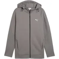 Puma EVOSTRIPE Full-Zip Hoodie Men, Clothing, Cast Iron, S