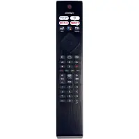 24hShop Stemmestyrt Fjernkontroll YKF474 for Philips TV – Plug-and-Play