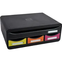 Exacompta Skuffesæt Toolbox Maxi m/4-skuffer