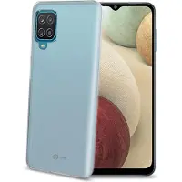 Celly Gelskin - Baksidedeksel for mobiltelefon - termoplast-polyuretan (TPU) - gjennomsiktig - for Samsung Galaxy A12