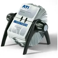 Durable Visitkortholder VISIFIX FLIP VEGAS rullekartotek sort