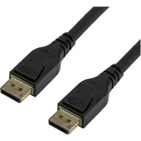 StarTech.com StarTech 10ft/3m VESA Certified DisplayPort 1.4 Cable, 8K 60Hz HBR3 HDR, Super UHD DisplayPort to DisplayPort Monitor Cord, Ultra HD 4K 120Hz DP 1.4 Video Cable M/M DP Connectors - DP 1.4 Latching Ca