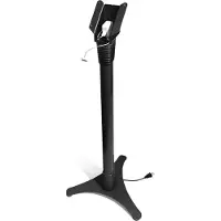 Compulocks VESA Portable Floor Stand - Stativ - for LCD-skjerm - aluminium - svart - plassering på gulv