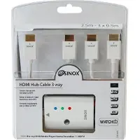 Sinox i-Media SXV1953 - Video/audio switch - 3 x HDMI - stasjonær
