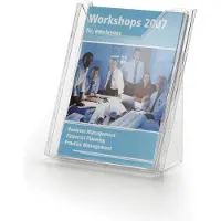 Durable COMBIBOXX - Literaturholder - veggmonterbar, stasjonær - for A4, 311 x 240 mm - gjennomsiktig