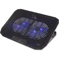 Deltaco Laptop Cooler for 15.6" lapotop 2 x 120mm fan