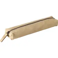 Clairefontaine Flying Spirit Læderpenalhus slim beige 19x4x2,5cm