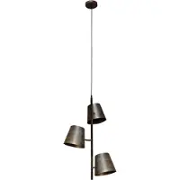 Eco-Light Hengelampe Colt, 3 lyskilder, rustfritt stål