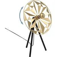 Eglo Bordlampe Castanuelo, svart/gull