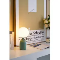 Pauleen Glowing Charm bordlampe, keramisk fot grønn
