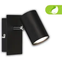 Briloner Vegglampe Isil A, svart, 1 lyskilde, metall, svingbar