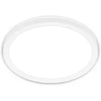 Briloner LED-taklampe Tava, hvit, Ø 24 cm, plast