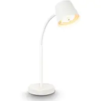 Briloner Biwo LED-bordlampe med batteri, hvit, berøringsdimmer, metall