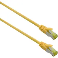 Helos patchkabel Cat 6a Superflex S/FTP RJ45 gul 25 m AWG27/7 GHMT