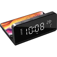 Denver vekkerklokke ECQ-103MK2 med trådløs lading og LED-display