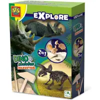 SES Creative Skamielina dino 2-i-1 Triceratops 25093 50935