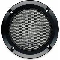 Visaton 4640, Hårt galler, Svart, Metall, Rund