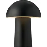 DFTP LED-batteridrevet bordlampe Faye Portable, svart, dimbar, USB