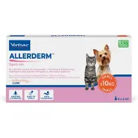 Virbac Allerderm Spot-on 6 Pip < Toppisk Terapi 10kg 2ml