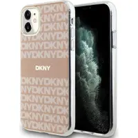 DKNY IML Mono & Stripe MagSafe-etui for iPhone 11 / Xr - rosa