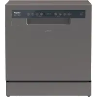 Candy RapidÓ CP 8F9FFA - Oppvaskmaskin - Wi-Fi - Nisje - bredde: 55.5 cm - dybde: 52 cm - høyde: 60 cm - antrasitt