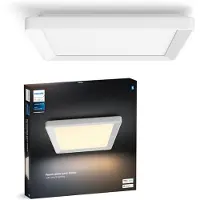 Philips Hue White Ambiance Firkantet Tento-takpanel – Lite - Hvit