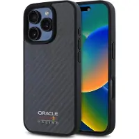 Red Bull Racing Carbon Shiny Logo Magsafe Iphone 16 Pro Max Telefondeksel
