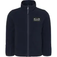 Didriksons Fleecejakke - Muskatnøtt - Dark Natt Blue - - 120 - Fleecejakke