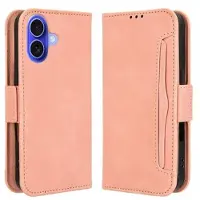 Mtp Products iPhone 16 Kortholder Lommebokveske - rosa