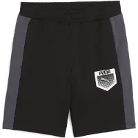 Puma Active Sports Graphic Sweat Shorts Youth, Clothing, Black, 7-8Y