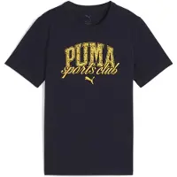 Puma Class Graphic Tee Youth, Clothing, New Navy, 7-8Y