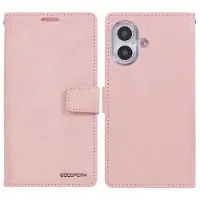 Mercury iPhone 16 Plus Goospery Blue Moon lommebokveske - rosa