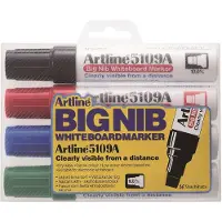 Artline Whiteboardmarker 5109A BIG ass. farver (4 stk.)