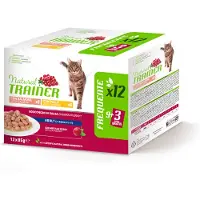 Trainer Natural Cat Natural Trainer Adult - 12 x 85 g Mixpakke: Kylling & laks