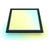 Wiz Takpanel 12 W kvadrat, Smarttaklampe, Wi-Fi/Bluetooth, Svart, Wi-Fi 4 (802.11n), 802.11b, 802.11g, LED, Metall, Plast