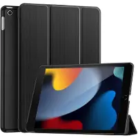24.Se Trifold Deksel med stativ til iPad 10,2" Gen 7 / 8 / 9 - Svart