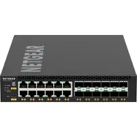 Netgear M4350 Series M4350-12X12F - Switch - L3 - Styrt - 12 x 1/2.5/5/10GBase-T + 12 x SFP+ - front til bakside-luftflyt - rackmonterbar