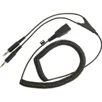 Jabra Netcom PC Cord QD til 2 jacksti