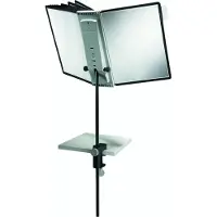 Durable Sherpa desk clamp 10 complete, Bord, Portrett, A4, Assorterte farger, Sort, Polypropylen