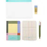 Adlibris Skrivesett med notatbøker, kulepenn og pennholder Inkerie